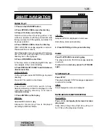 Предварительный просмотр 36 страницы Hitachi HTDK170EUK Instruction Manual