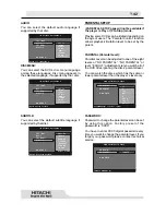 Предварительный просмотр 43 страницы Hitachi HTDK170EUK Instruction Manual