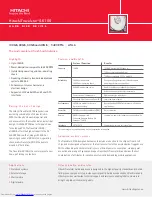 Hitachi HTS541010G9AT00 - Travelstar 100 GB Hard Drive Datasheet preview