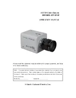 Preview for 1 page of Hitachi HV-D30 Operation Manual