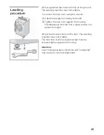 Preview for 45 page of Hitachi HWF-1200X Instruction Manual And Installation Instructions