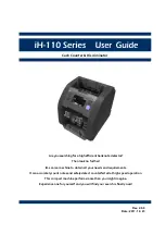 Hitachi iH-110 Series User Manual preview