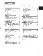 Preview for 3 page of Hitachi Illumina PJ-TX10 User Manual