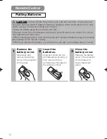 Preview for 12 page of Hitachi Illumina PJ-TX10 User Manual