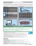 Предварительный просмотр 2 страницы Hitachi Innovate CP-RX94 Brochure & Specs