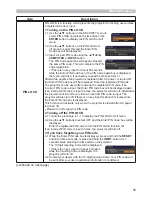 Preview for 68 page of Hitachi Innovate CP-RX94 User Manual