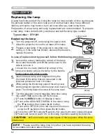 Preview for 71 page of Hitachi Innovate CP-RX94 User Manual