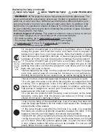 Preview for 104 page of Hitachi Innovate CP-RX94 User Manual