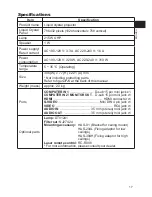 Preview for 107 page of Hitachi Innovate CP-RX94 User Manual