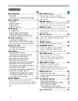 Preview for 11 page of Hitachi Innovate CP-X2520 User'S Manual And Operating Manual