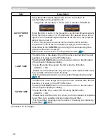 Preview for 55 page of Hitachi Innovate CP-X2520 User'S Manual And Operating Manual