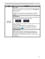 Preview for 58 page of Hitachi Innovate CP-X2520 User'S Manual And Operating Manual