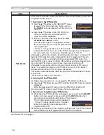 Preview for 61 page of Hitachi Innovate CP-X2520 User'S Manual And Operating Manual