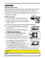 Preview for 65 page of Hitachi Innovate CP-X2520 User'S Manual And Operating Manual