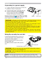 Preview for 23 page of Hitachi Innovate iPJ-AW250NM User'S Manual And Operating Manual