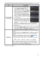 Preview for 62 page of Hitachi Innovate iPJ-AW250NM User'S Manual And Operating Manual