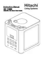 Предварительный просмотр 1 страницы Hitachi KC 1105D Instruction Manual