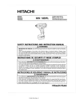 Preview for 2 page of Hitachi KC10DFL - Lithium Ion Combo User Manual