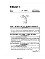 Предварительный просмотр 50 страницы Hitachi KC10DFL - Lithium Ion Combo User Manual