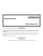 Preview for 13 page of Hitachi KC229UK Instruction Manual