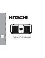 Предварительный просмотр 1 страницы Hitachi KH-35D Instruction Manual