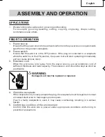 Предварительный просмотр 9 страницы Hitachi KM 12SC Instruction And Safety Manual