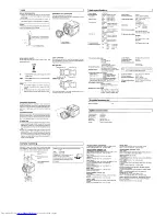 Предварительный просмотр 2 страницы Hitachi KP-D20A Operation Manual