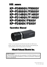 Preview for 1 page of Hitachi KP-F140GV Operation Manual