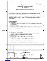 Preview for 1 page of Hitachi KP-F500GV Specifications