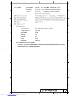 Preview for 3 page of Hitachi KP-F500WCL Specifications