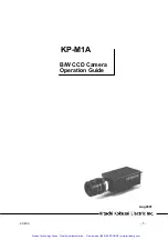 Предварительный просмотр 2 страницы Hitachi KP-M1A series Operation Manual