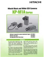 Hitachi KP-M1A series Specifications preview