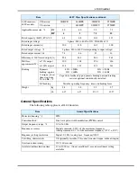 Preview for 5 page of Hitachi L100 Series Specifications