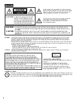 Preview for 2 page of Hitachi L19D103 Operating Manual