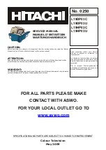 Hitachi L19DP03C Service Manual preview