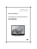 Предварительный просмотр 1 страницы Hitachi L19H01 CB Instruction Manual