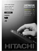 Preview for 1 page of Hitachi L19HP03C Instructions For Use Manual