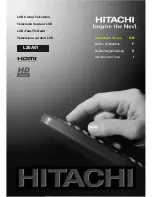 Hitachi L26A01 Instructions For Use Manual preview