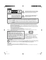 Предварительный просмотр 2 страницы Hitachi L26D204 Owner'S Manual