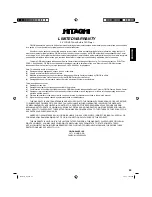 Предварительный просмотр 39 страницы Hitachi L26D204 Owner'S Manual