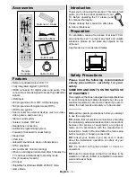 Предварительный просмотр 3 страницы Hitachi L26DP04U B Instructions For Use Manual