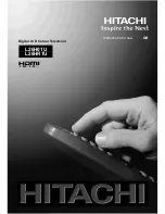 Hitachi L26H01U Instructions For Use Manual preview