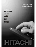 Preview for 1 page of Hitachi L26HP04U Instructions For Use Manual