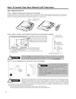 Preview for 8 page of Hitachi L32A403 - 31.51" LCD TV Operating Manual