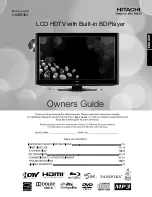 Hitachi L32BD304 Owner'S Manual preview