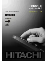 Preview for 1 page of Hitachi L32HP01 User Manual