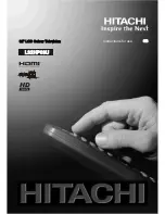 Preview for 1 page of Hitachi L32HP03U Instructions For Use Manual