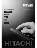 Hitachi L32HP04U A Instructions For Use Manual preview