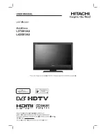 Preview for 1 page of Hitachi L37X01AU User Manual