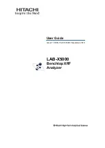 Hitachi LAB-X5000 User Manual preview